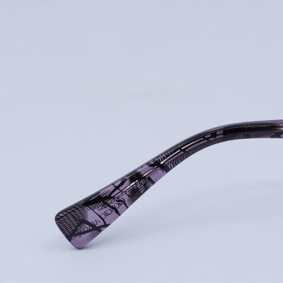 🕶️ New Giorgio Armani GA 647 NPB Eyeglasses - Transparent Dark Violet Frame - Picture 6 of 10